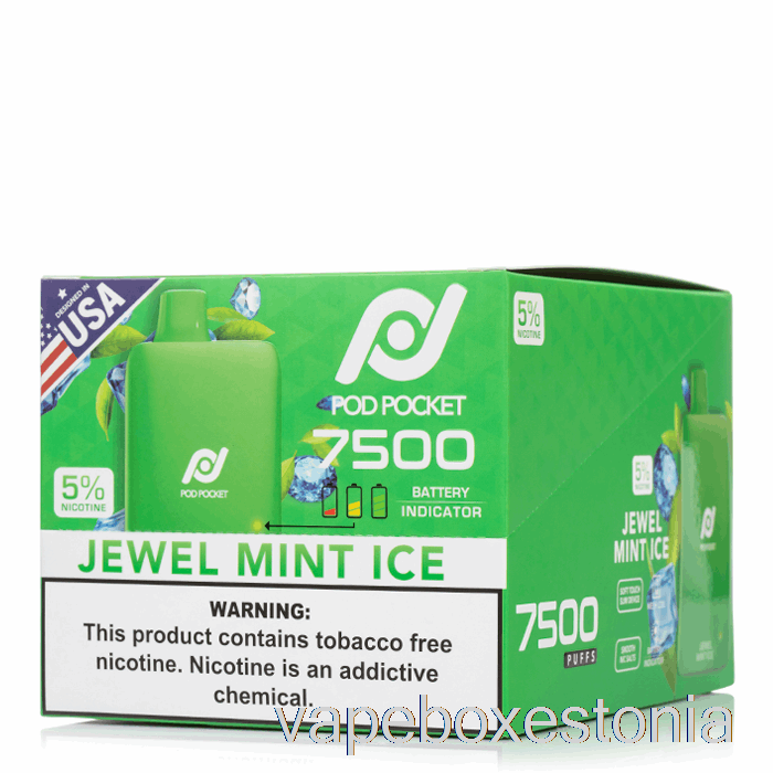 Vape Box Estonia [10-pack] Kaunatasku 7500 ühekordne